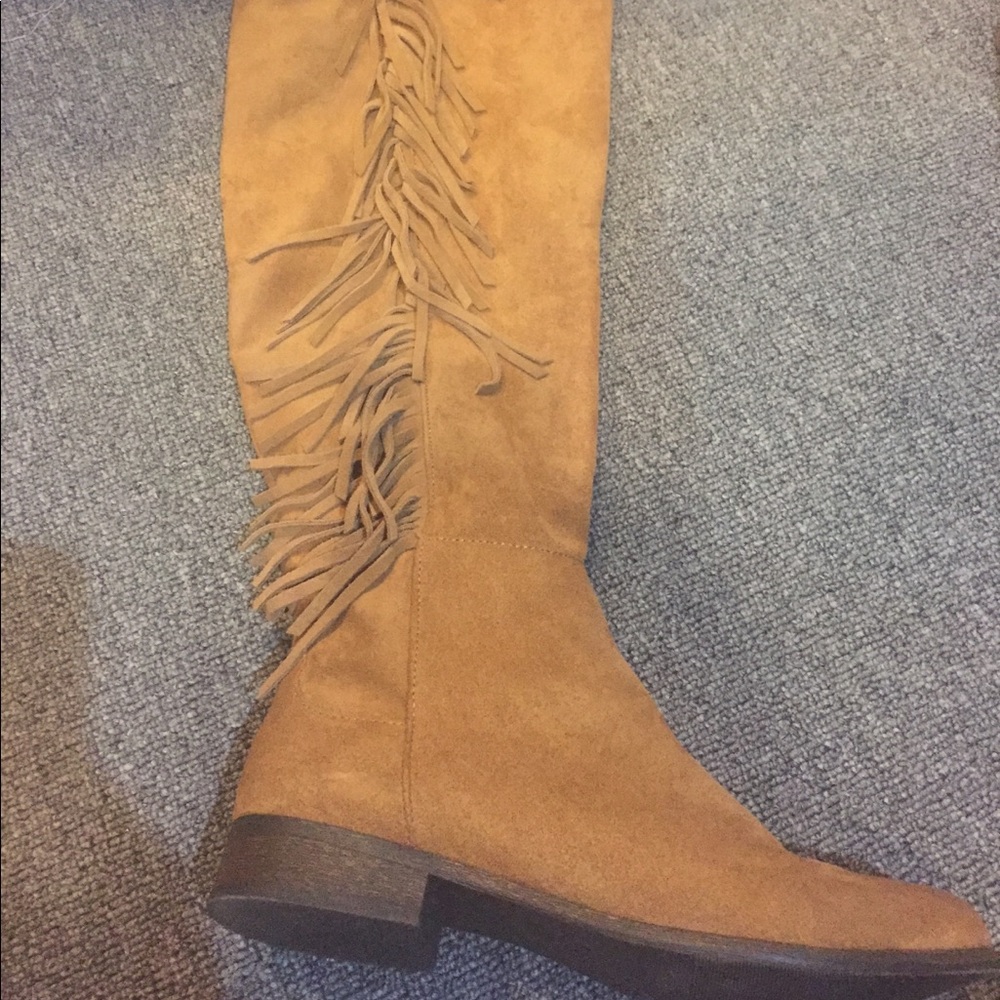 Fringed boots